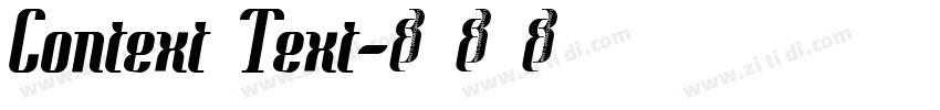 Context Text字体转换 Context Text字体转换
